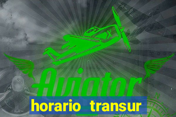 horario transur roleta santos dumont juiz de fora